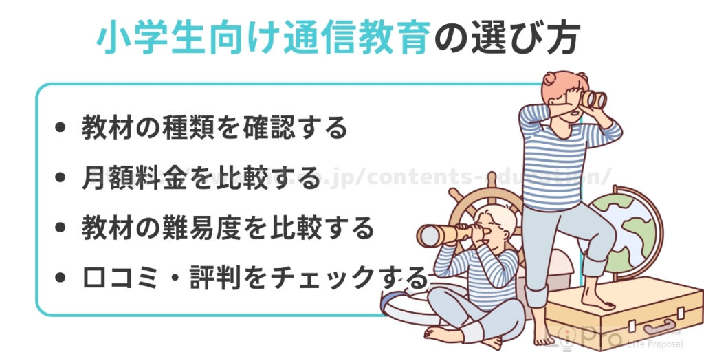 小学生向け通信教育の選び方