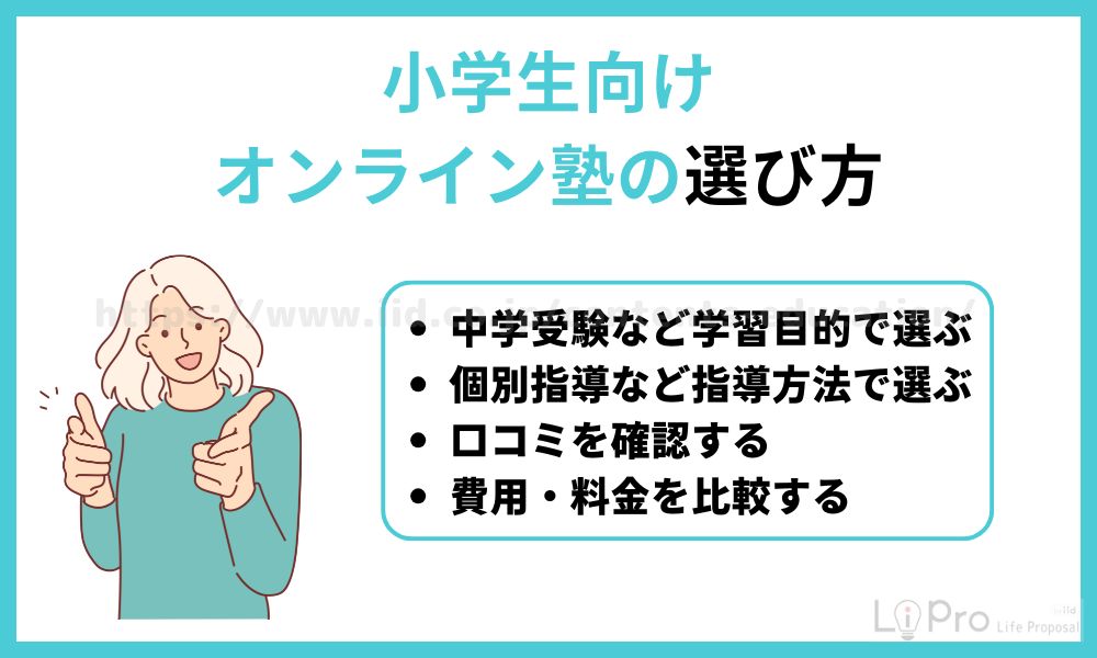 オンライン 塾 小学生 選び方
