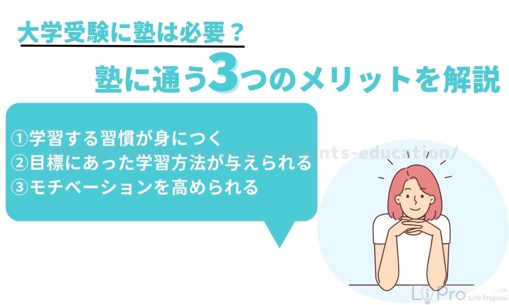 大学受験 塾 メリット