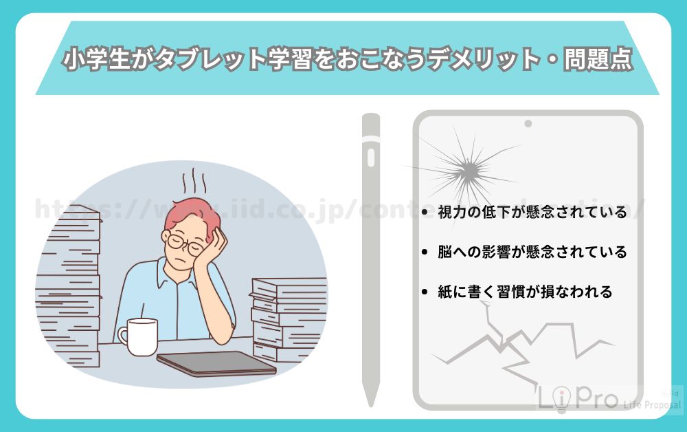 小学生　タブレット学習　デメリット