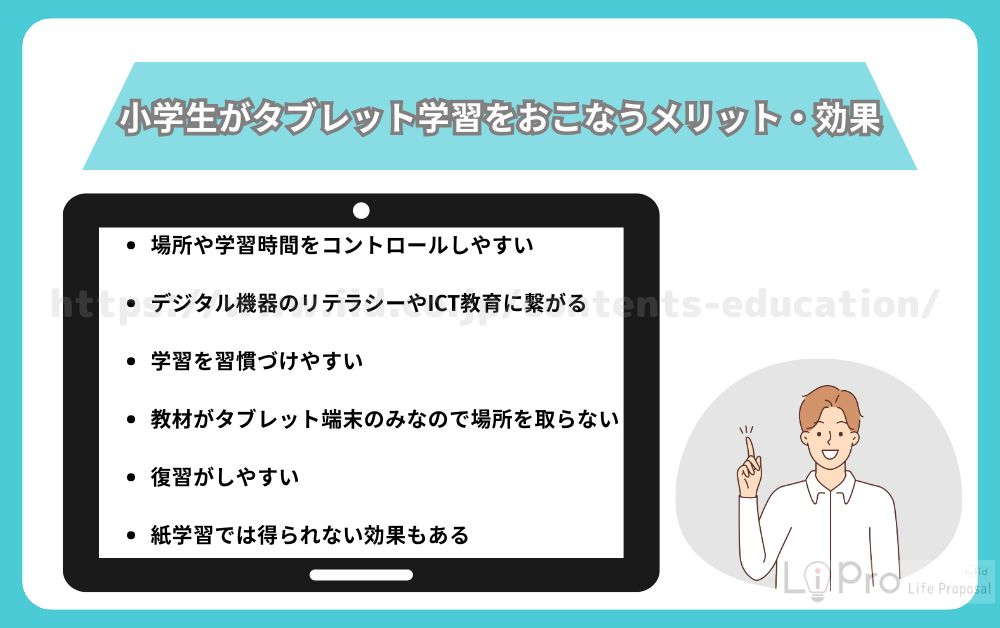 小学生　タブレット学習　メリット